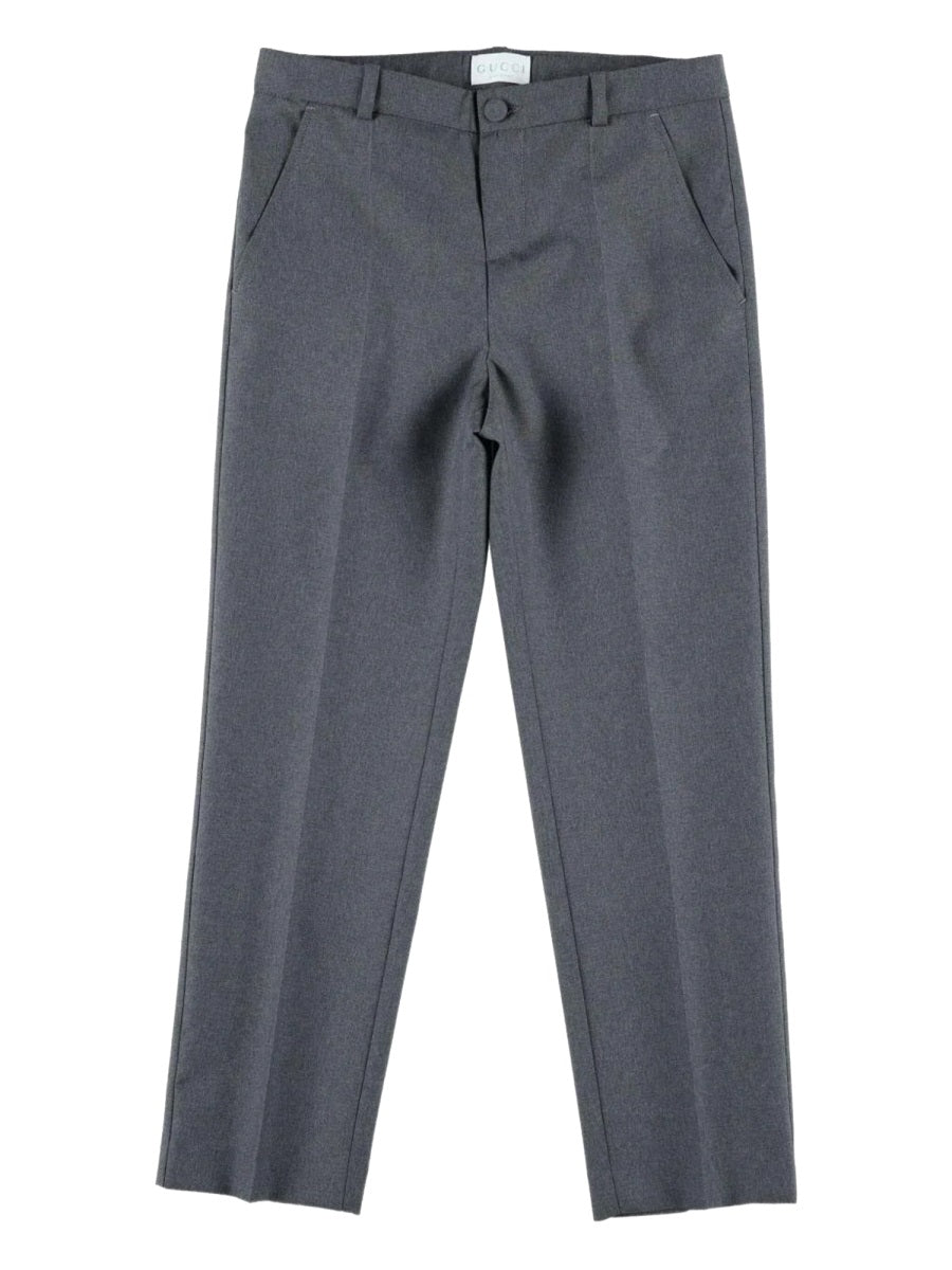 Wool Trousers Grey