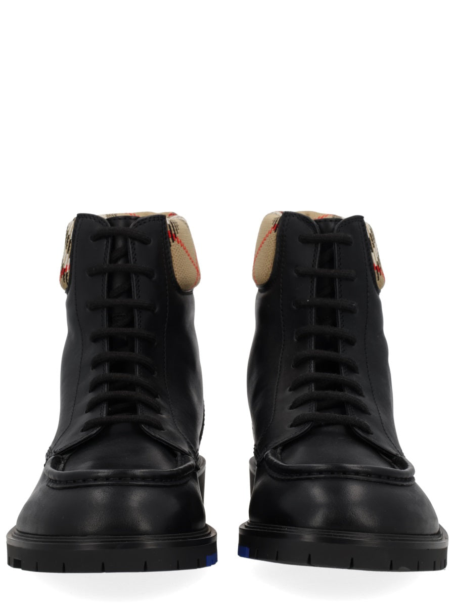 Rogue Leather Boot Black Calf Grain