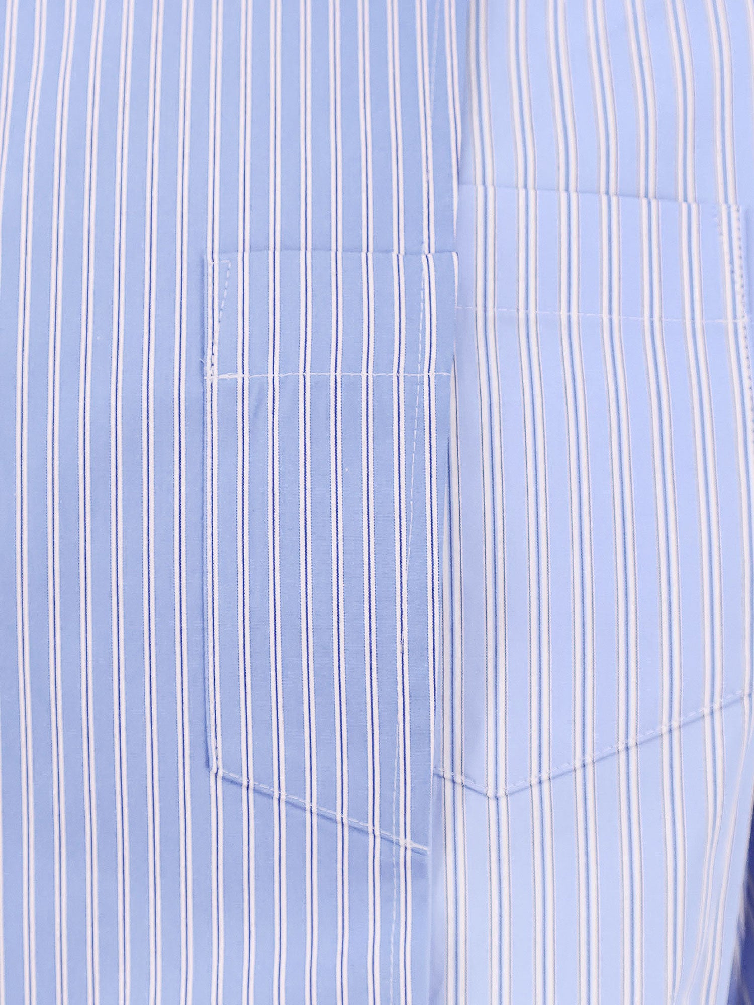 Sacai Shirts Stripe Mix Cotton