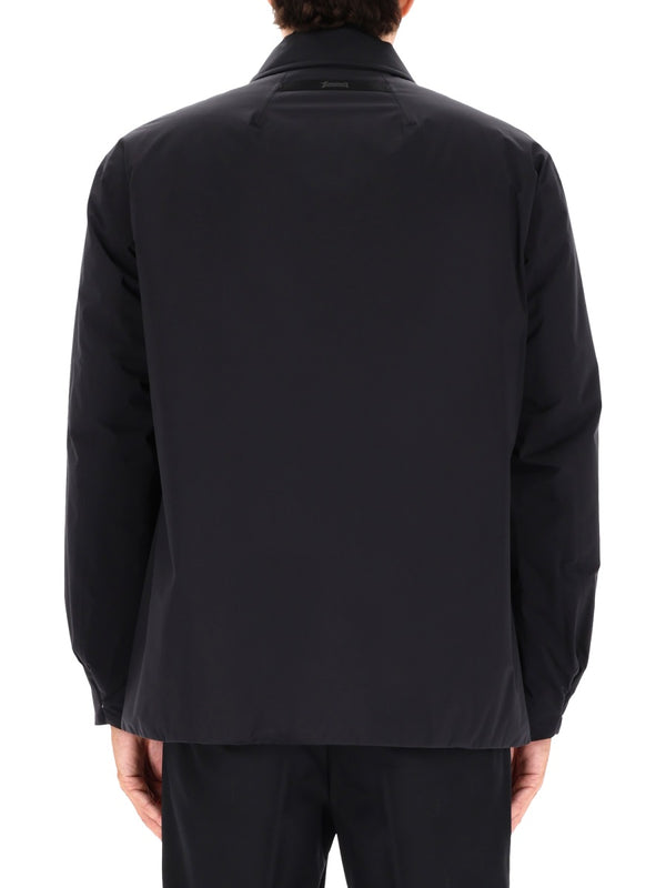 Two Layer Goretex Shirt Jacket Black Polyamide