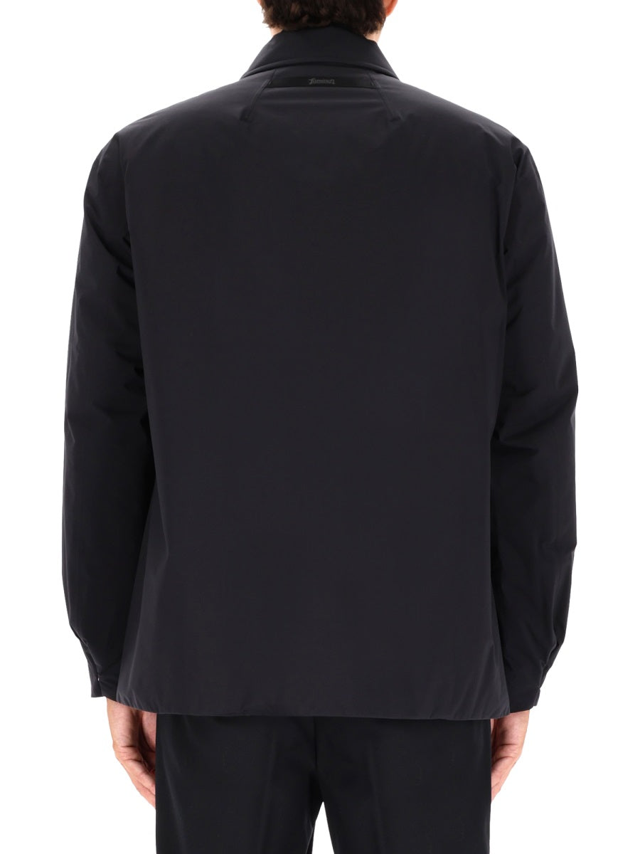 Two Layer Goretex Shirt Jacket Black Polyamide