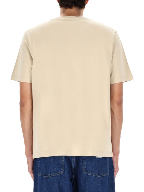Comfort Dressed Fox T-Shirt Beige Cotton T-shirts