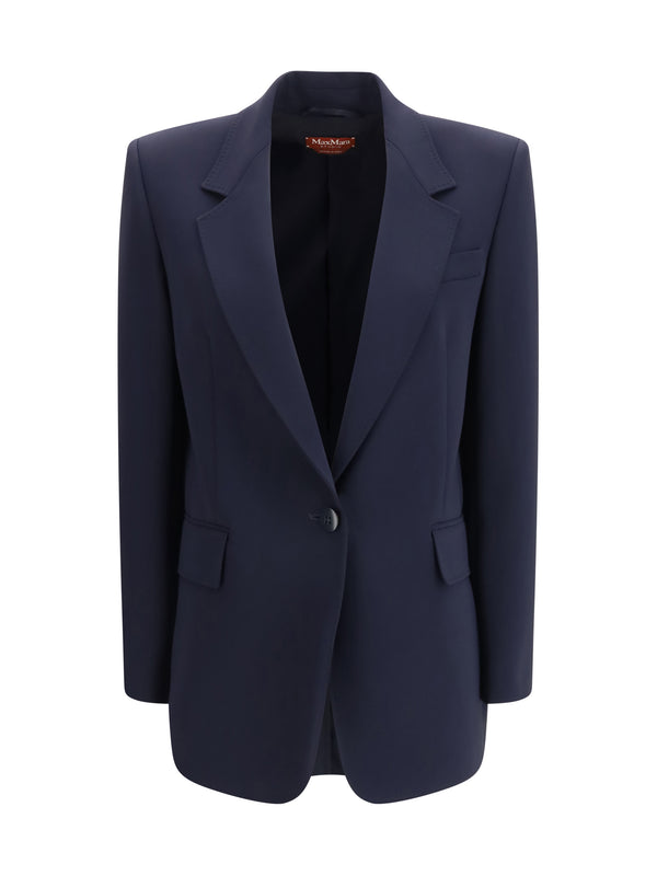 Blazer Bosco Cady Blue Triacetate Jacket