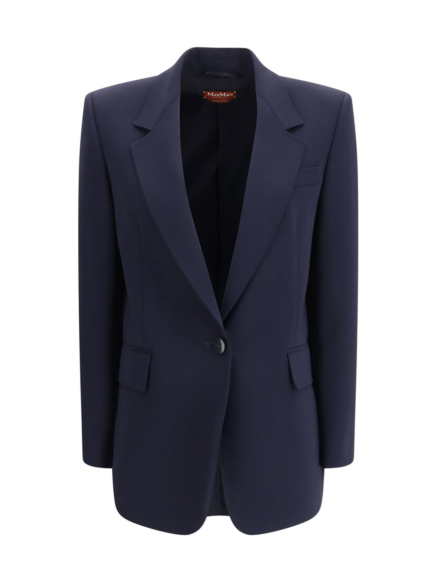 Blazer Bosco Cady Blue Triacetate Jacket