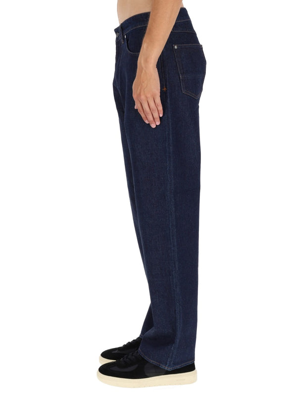 Indigo Denim Pants Blue Cotton Trousers