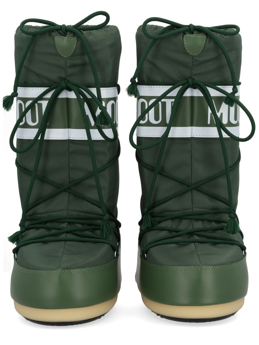 Icon Boot Green Polyamide Pvc