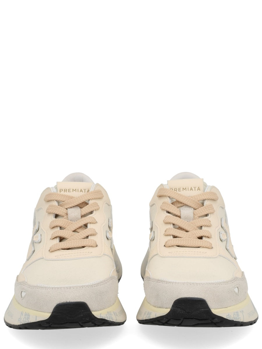 Multicolour Sneaker With Leather Detailing Calf Trainers