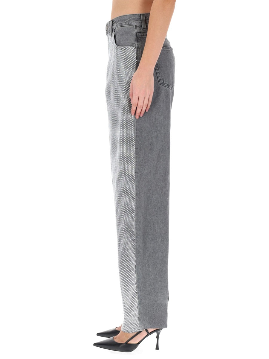 Bibi Denim Pants Grey Cotton Jean