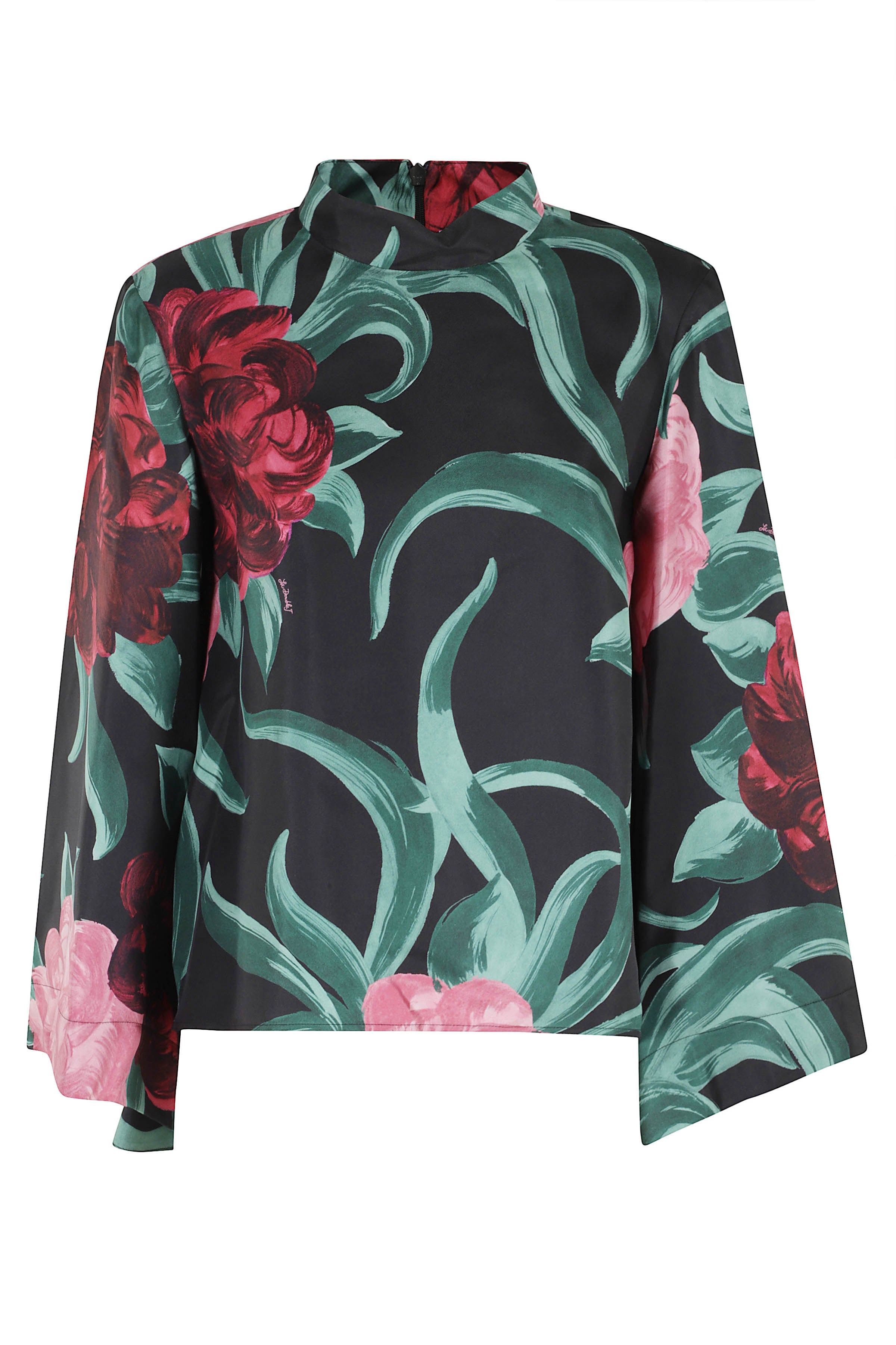 Make An Exit Top Multicolour Silk Tops