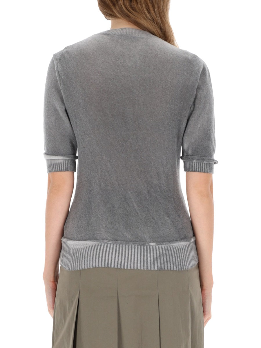 Merino Wool Dual T-Shirt Grey T-shirts