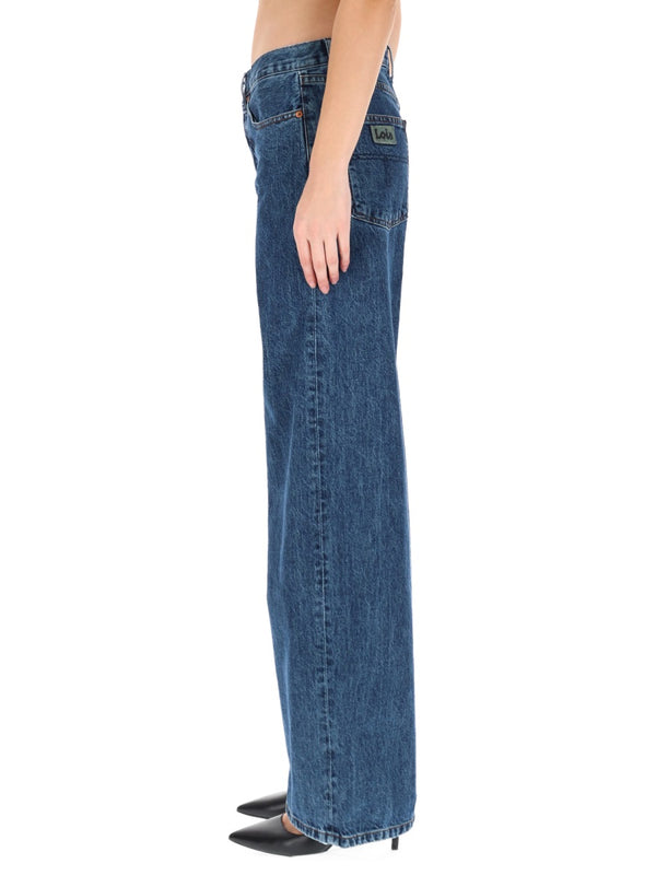 Skater Loose Jeans Blue Cotton
