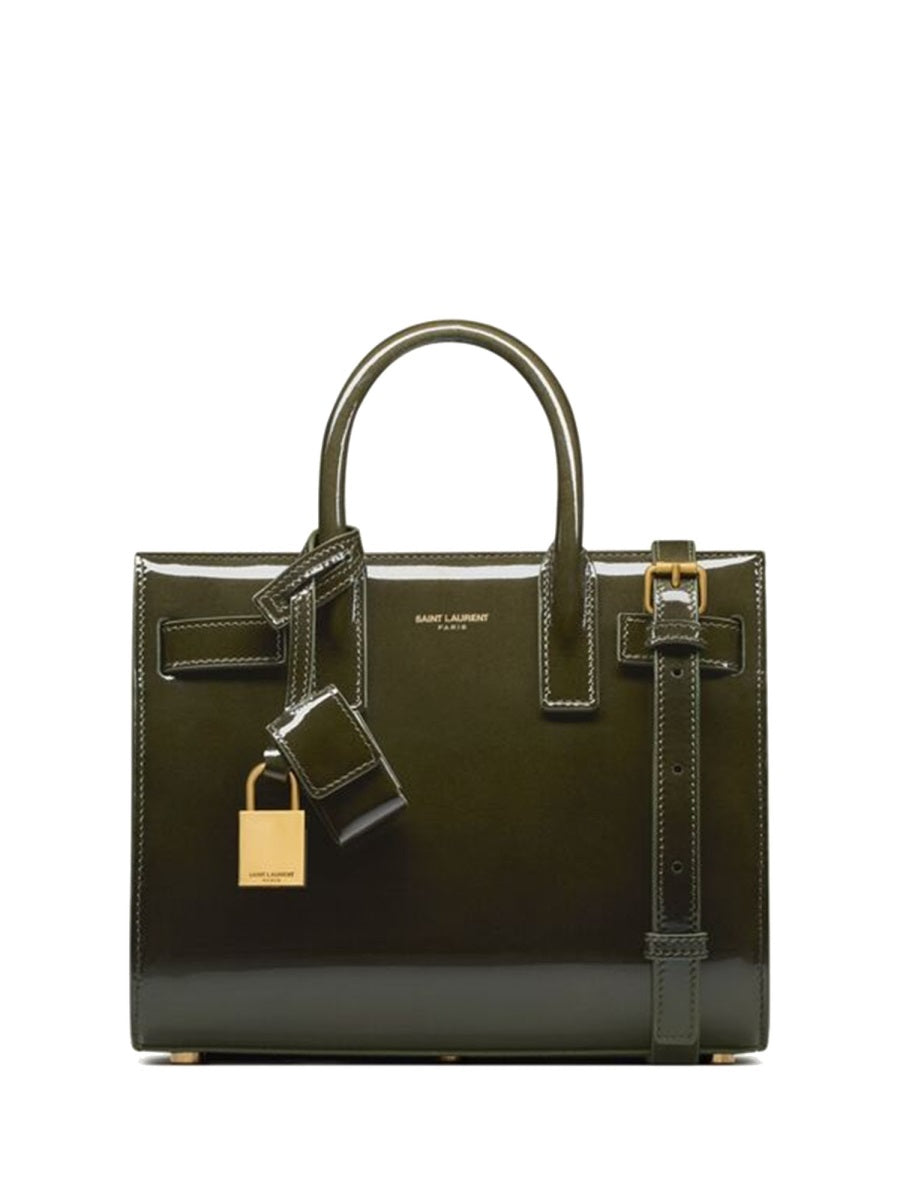 Sac De Jour Nano Bag Green Calfskin Handbags