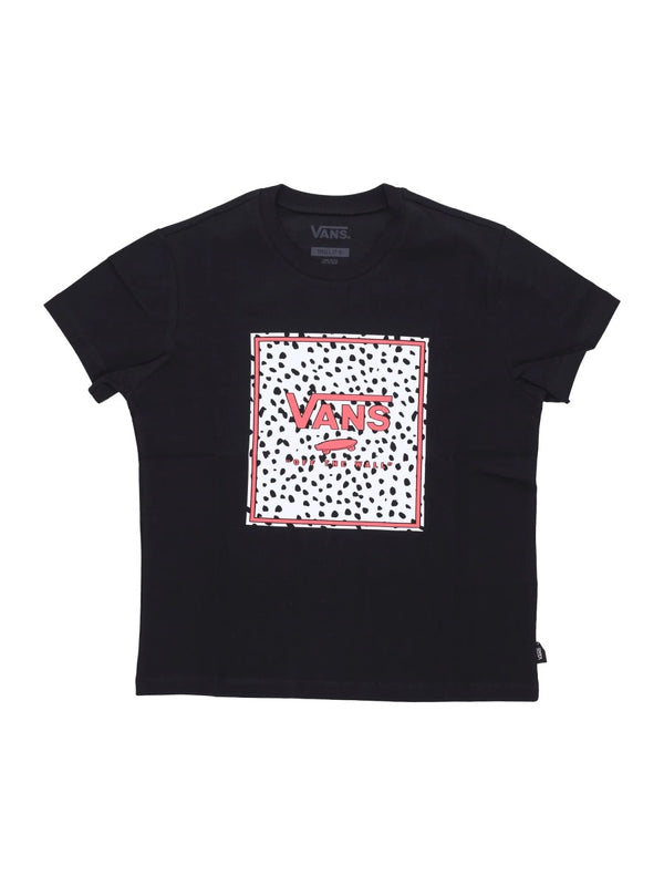 T-Shirt Dalmatian Border Black Cotton T-shirts