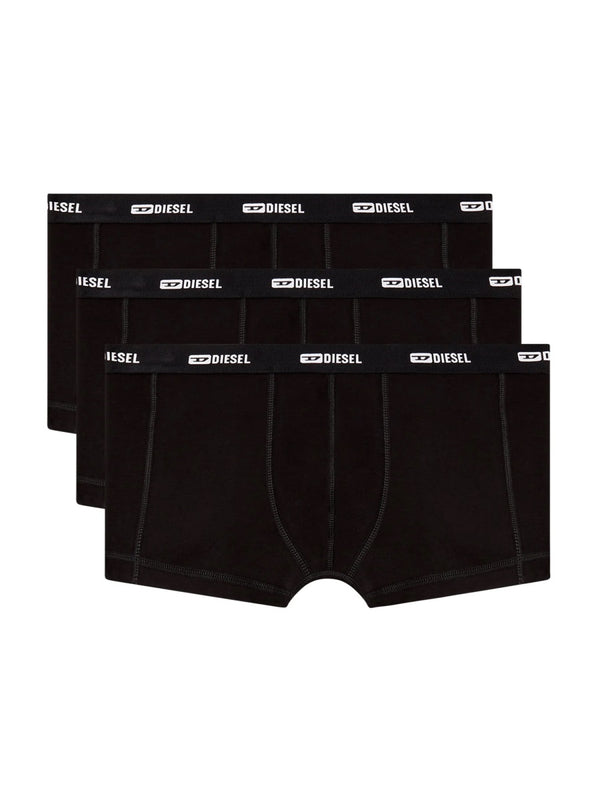 Boxer Shorts 3-Pack Black Cotton Underwear