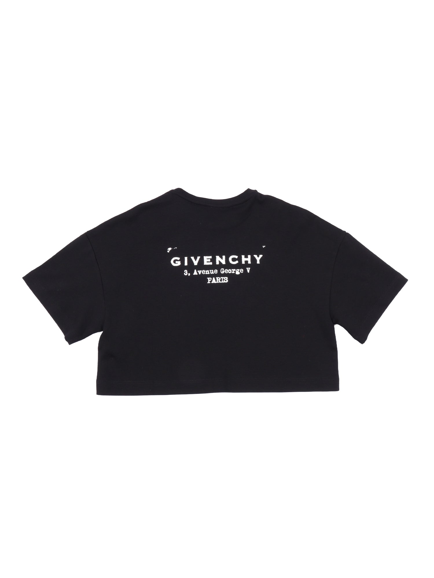 T-SHIRT Black Cotton Short Sleeves