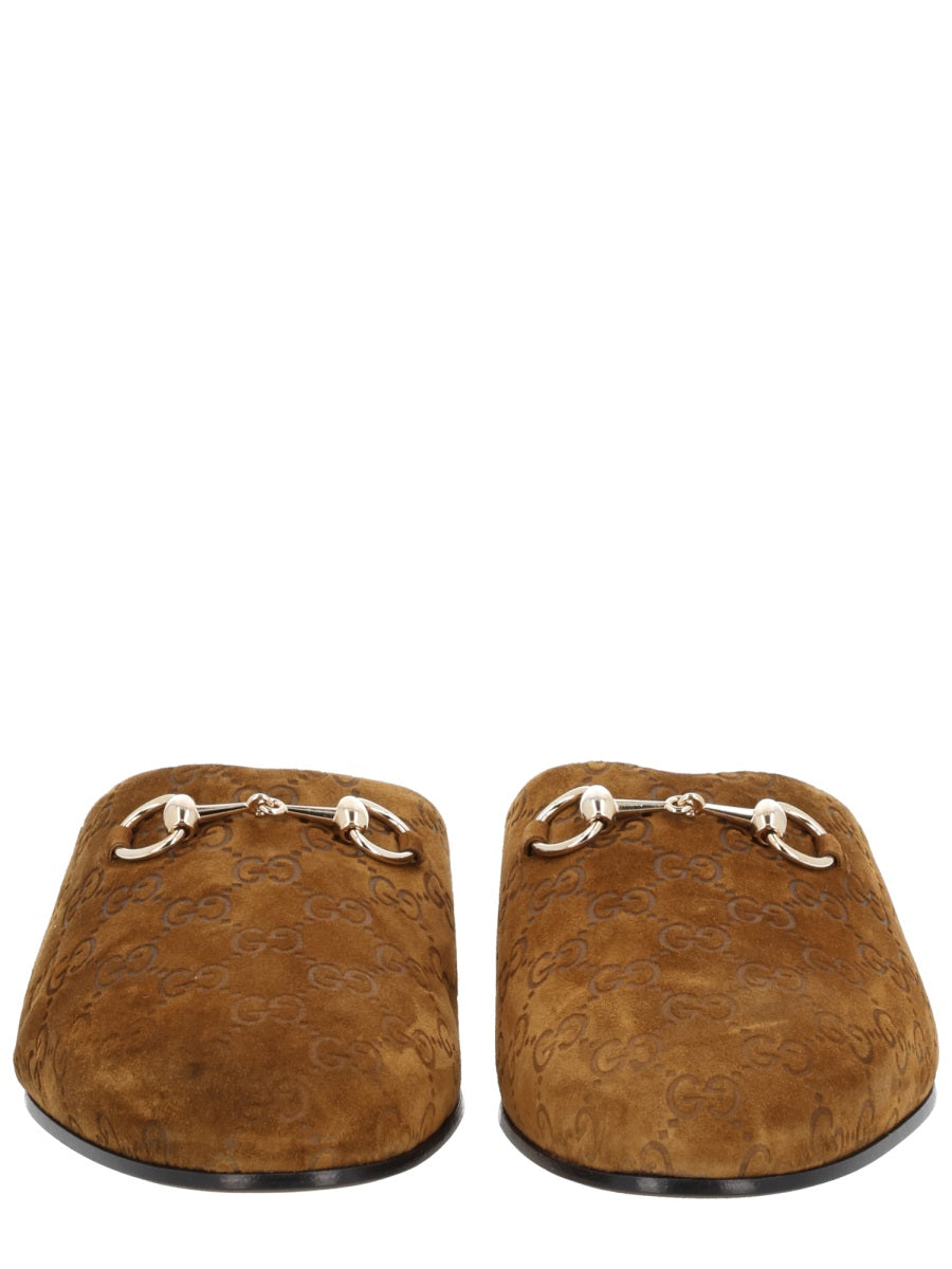 Sabot With Clamp Brown Calfskin Sandal