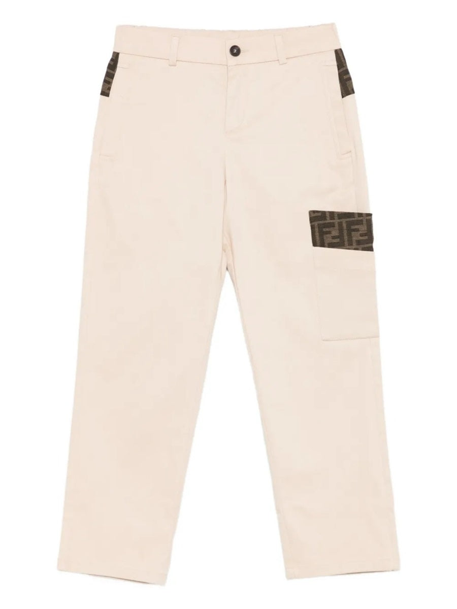 Pants Gabardine Multicolour Cotton Trousers