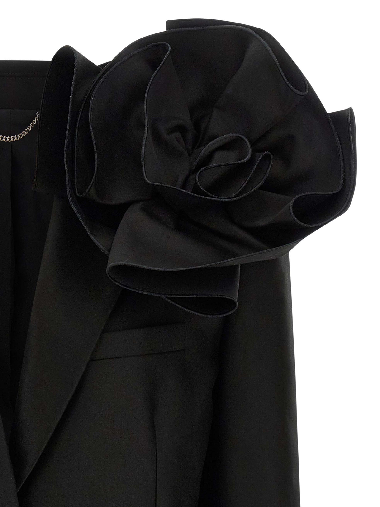 04 blazer Black Cotton Blazer, Suits