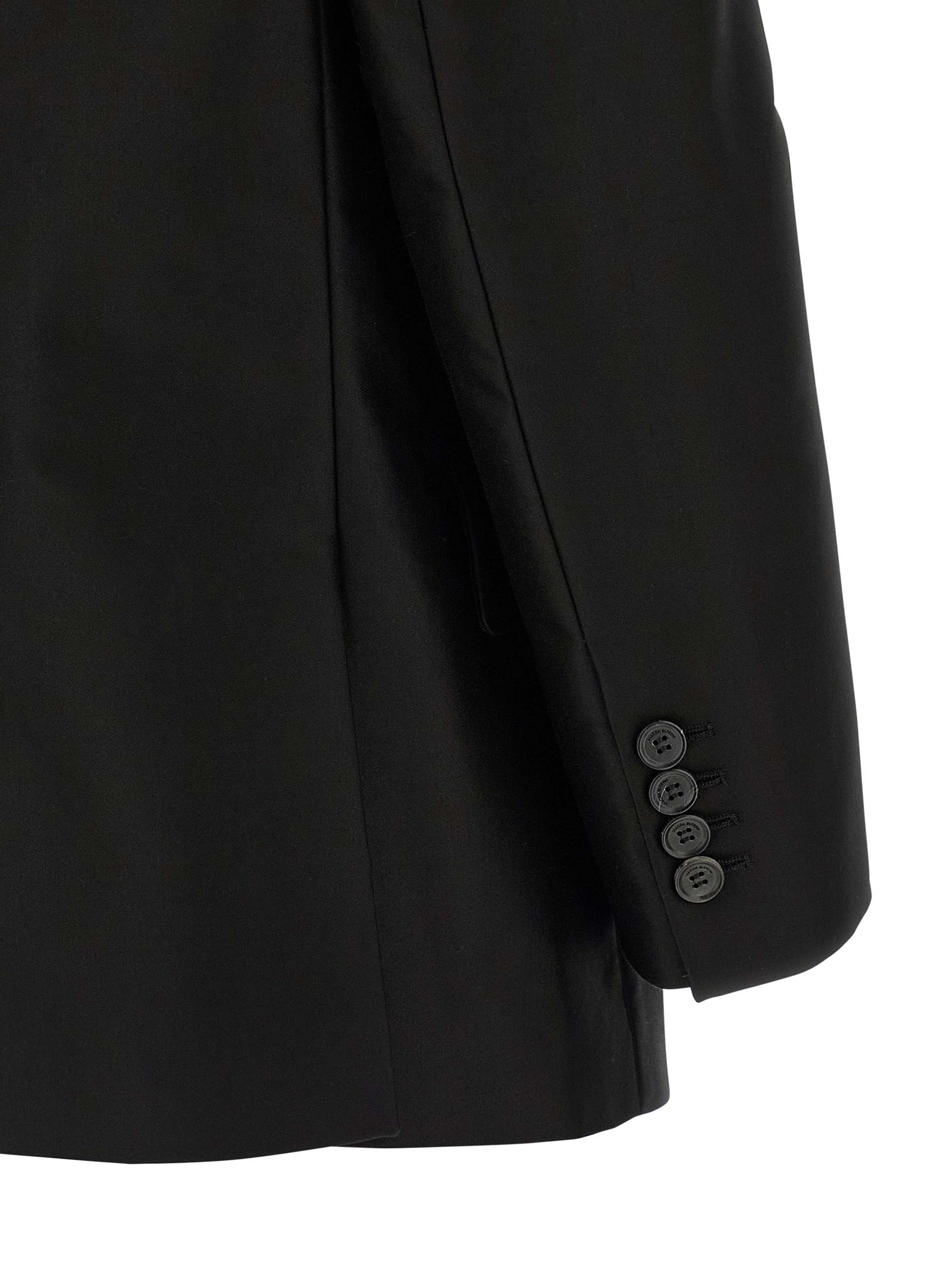 04 blazer Black Cotton Blazer, Suits