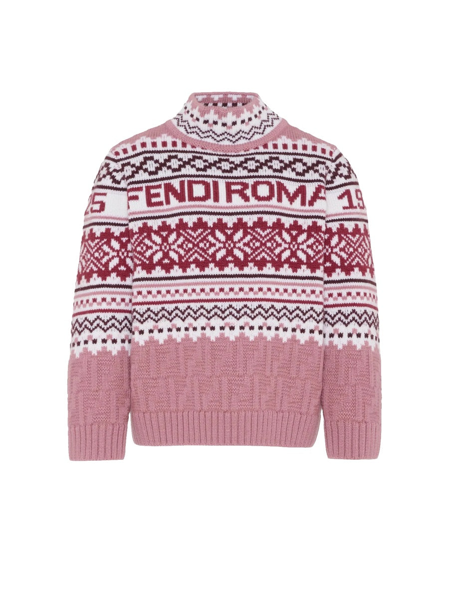 Choker Norwegian Pink Virgin Wool Jumpers