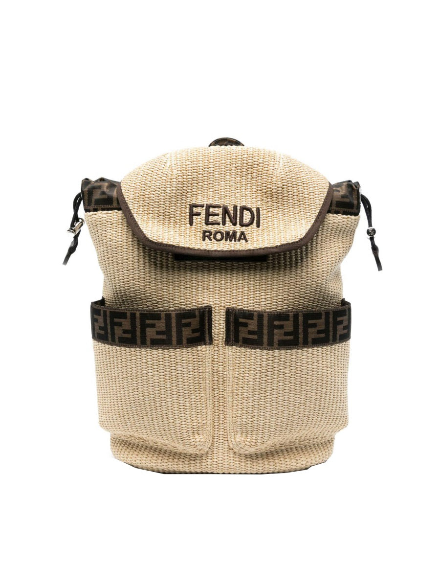Backpack Grain Of Rice Multicolour Cotton Polyamide Backpacks