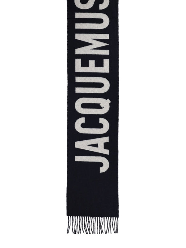 Virgin Wool Scarf Blue Scarfs