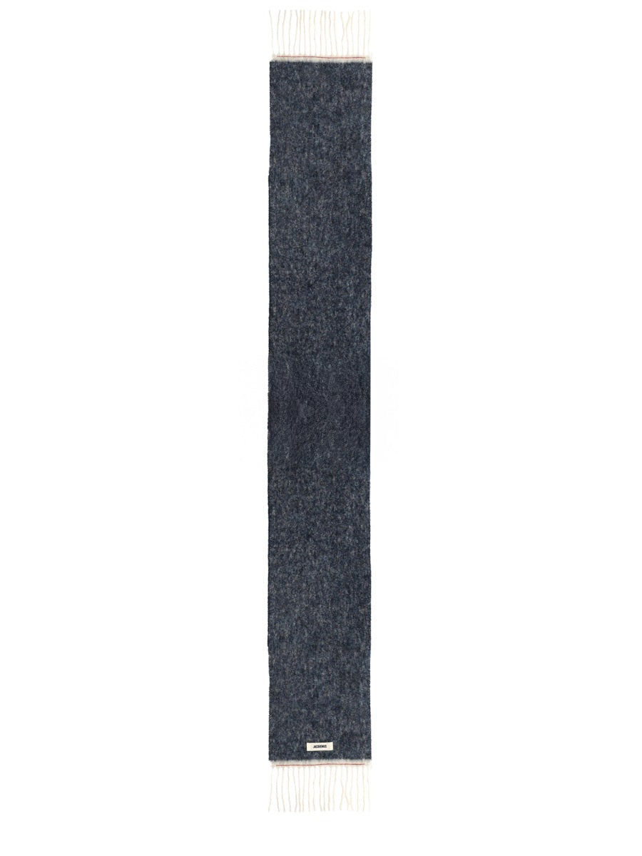 Scarf Wagon Blue Mohair