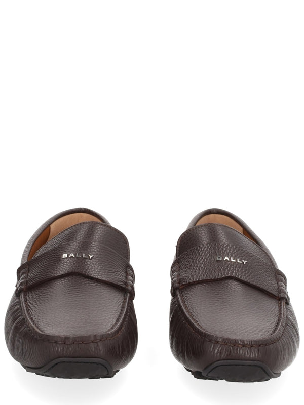 Brown Calf Leather Moccasin Loafers