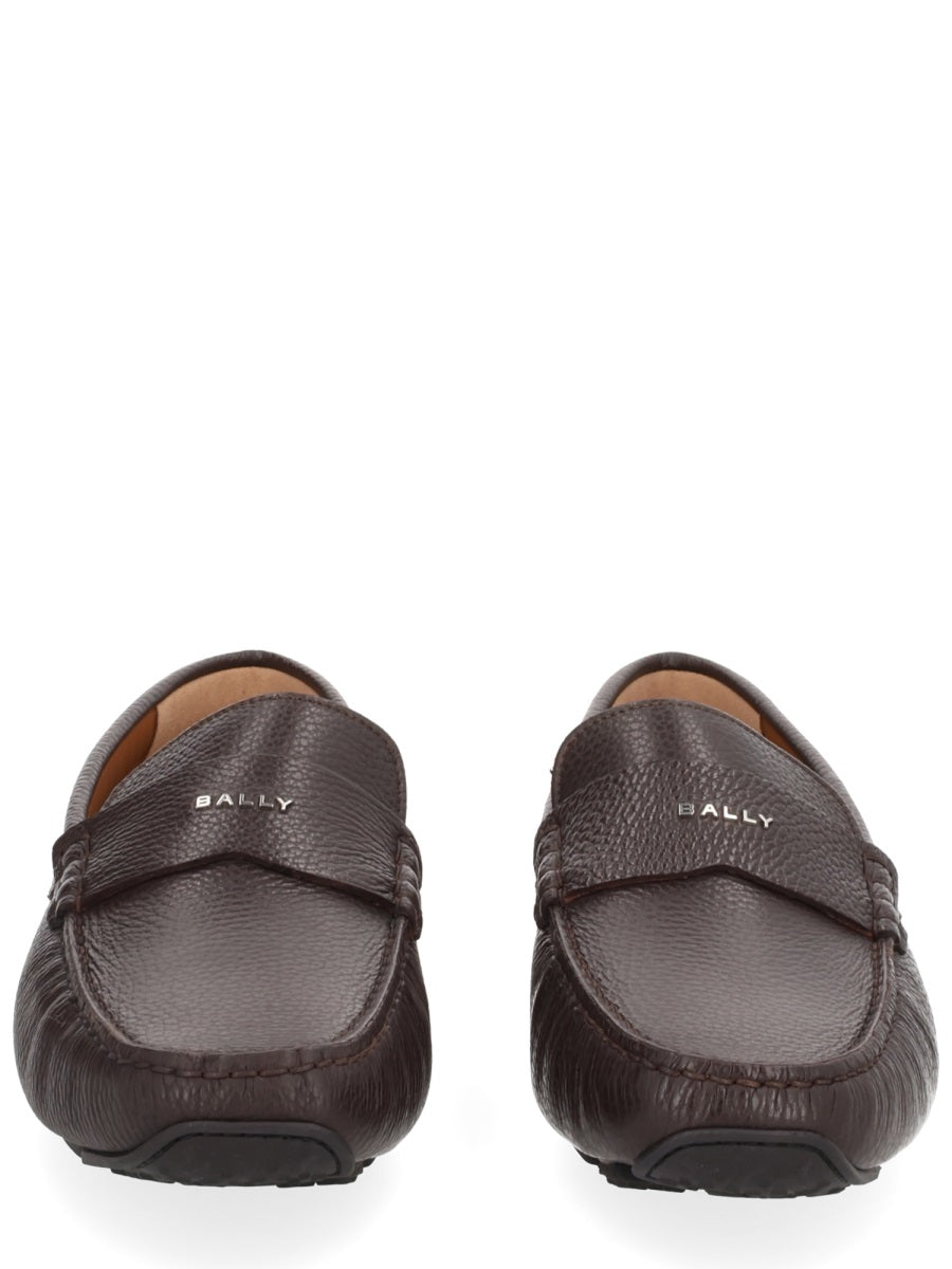 Brown Calf Leather Moccasin Loafers