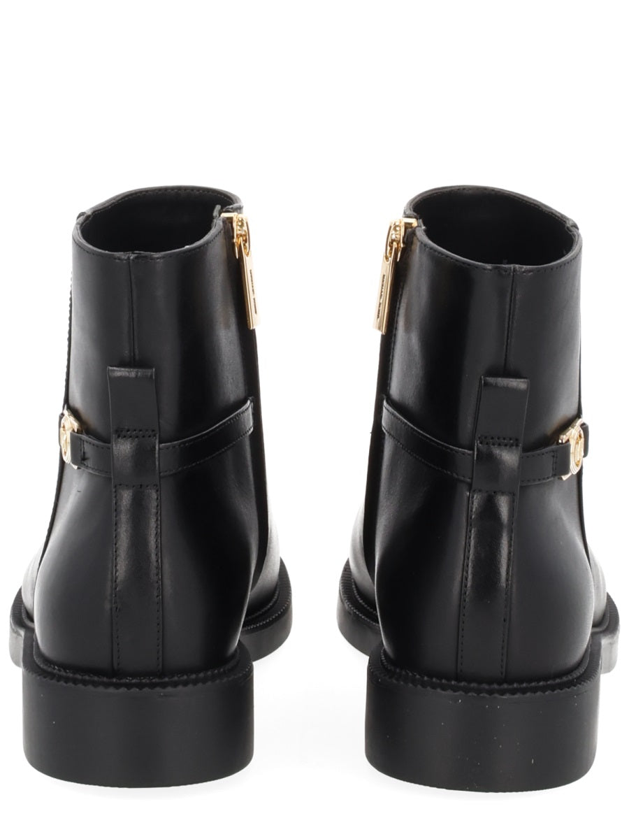 Leather Boots Mandy Black Cow