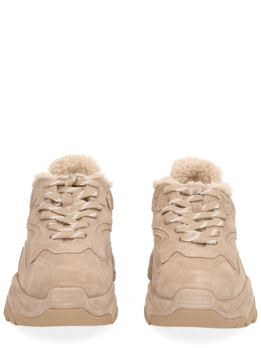 Addict Bis Fur Sneaker Brown Calf Leather Trainers