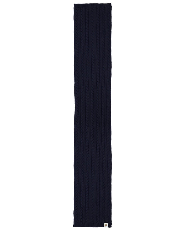 Wool Scarf Blue Merino