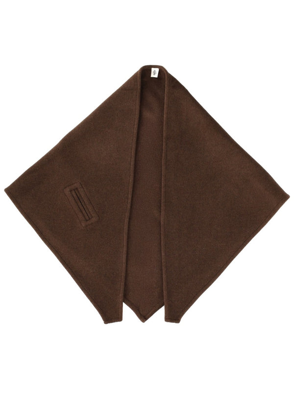 Clooney Scarf Brown Recycled Wool