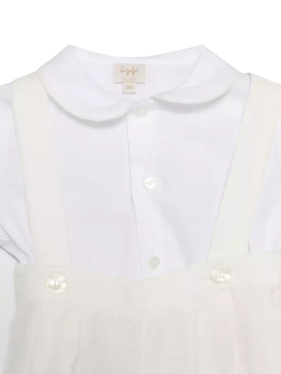 Two-Piece Suit White Cotton Elastane Sets