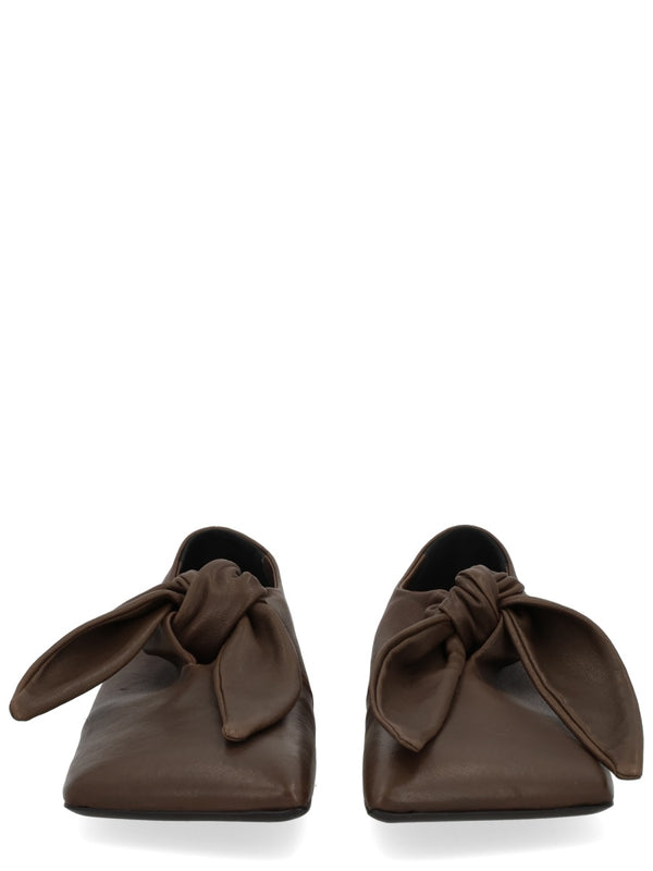 Lace-Up Shoes Grey Leather