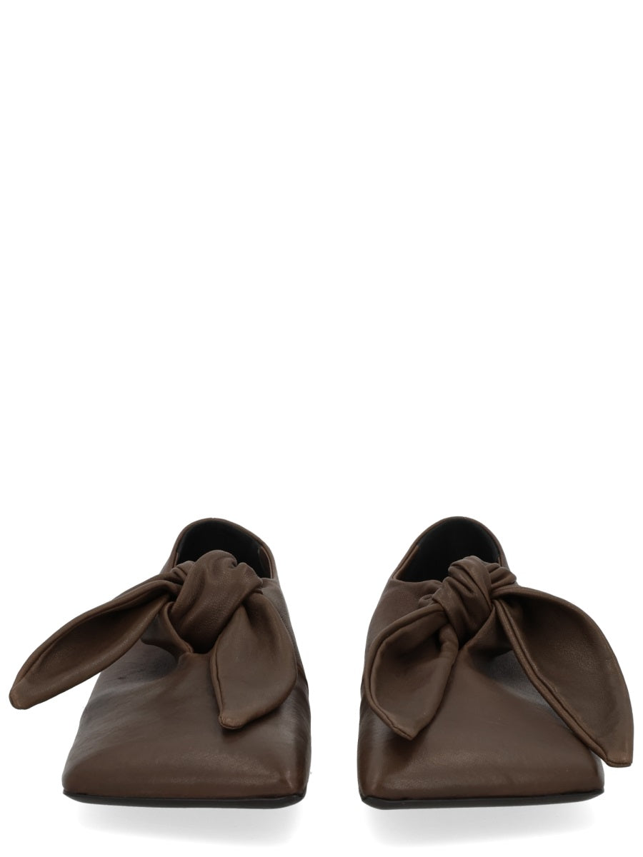 Lace-Up Shoes Grey Leather