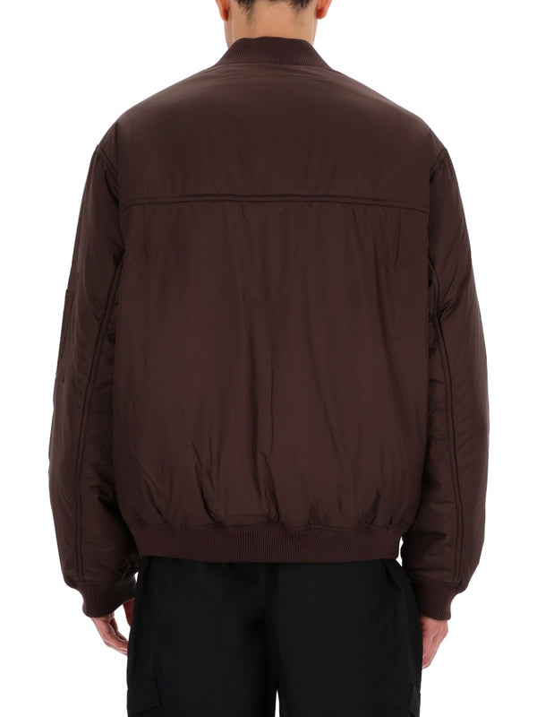 Brown Bomber Jacket Polyester