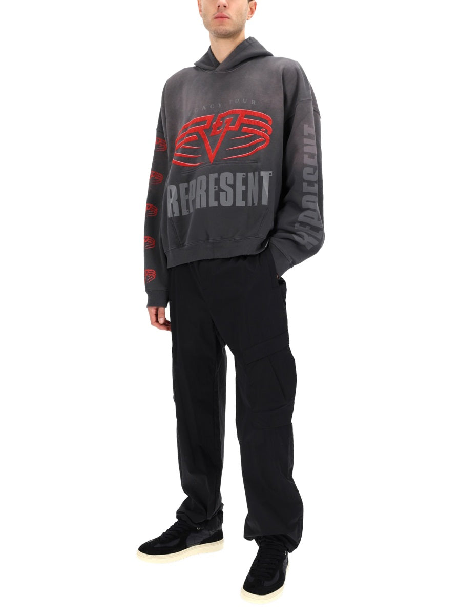 Living Legacy Sweatshirt Grey Cotton Sweatshirts