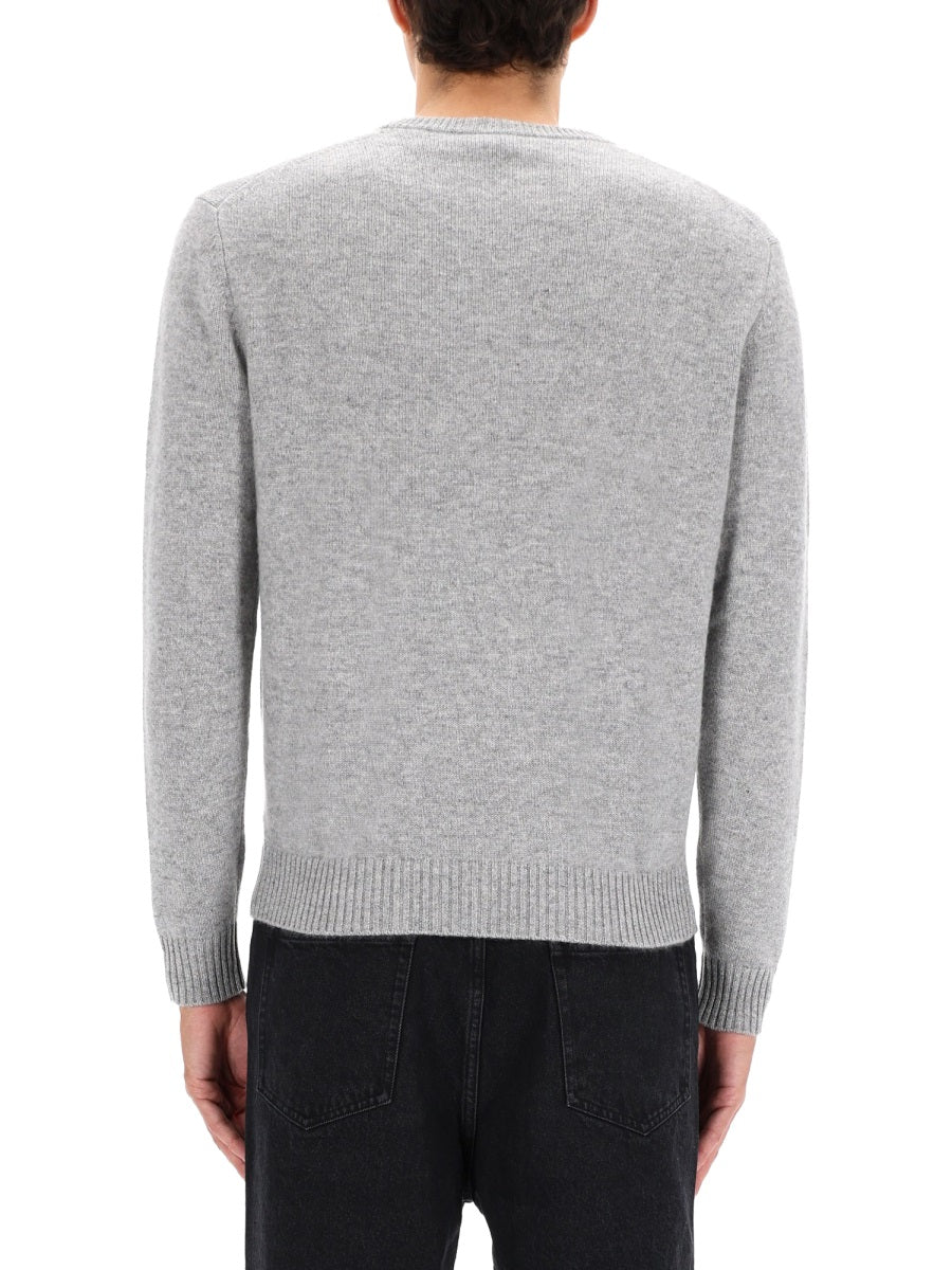 Cashmere Knitted Sweater Grey Jumpers