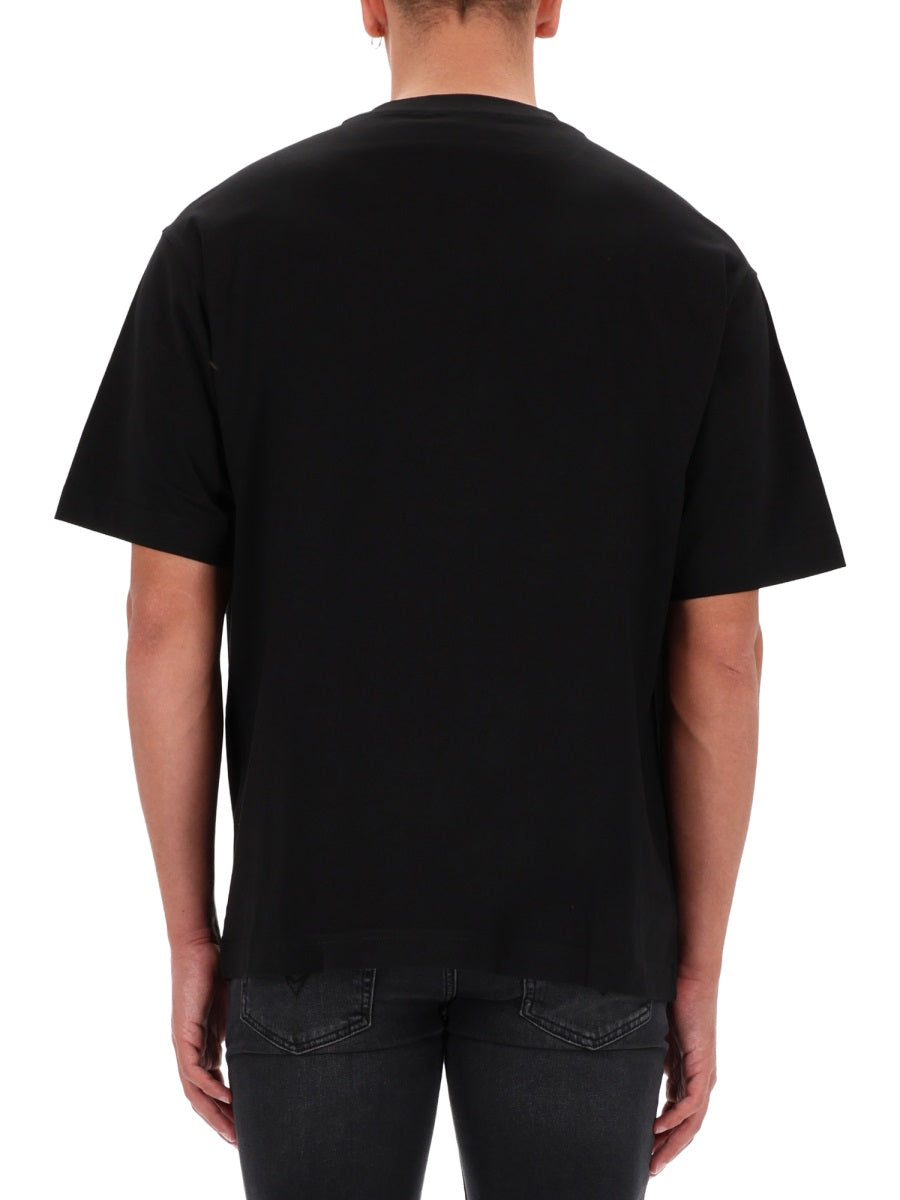 Butterfly Logo T-Shirt Black Cotton T-shirts