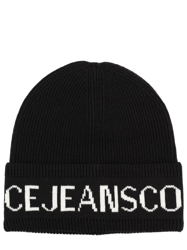 Wool And Acrylic Beanie Black Hat