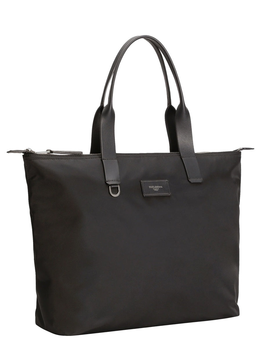 Small Adamo Bag Black Polyamide Handbags