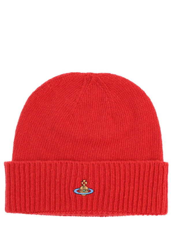Cashmere Beanie Red Hat