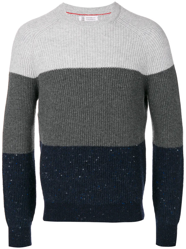 Brunello Cucinelli Virgin Wool 60% sweater in grey