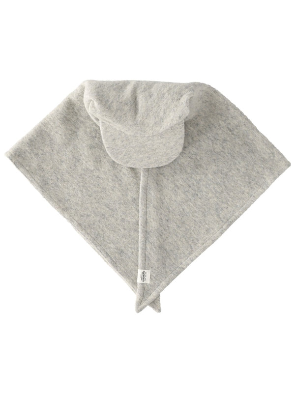 Hat With Visor Grey Wool