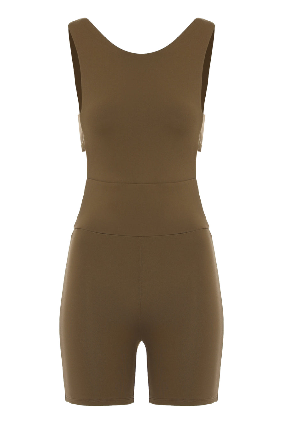 Technical Fabric Jumpsuit Brown Polyamide Jumpsuits