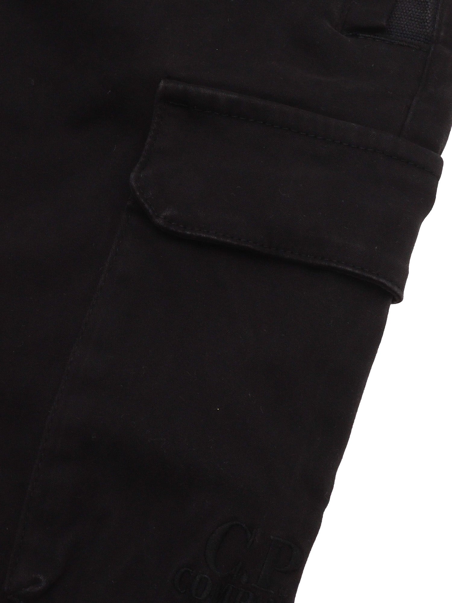 LONG PANTS Black Cotton Elastane