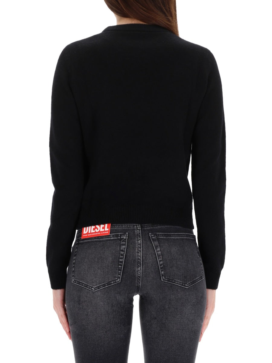 M-Areesa Jersey Black Wool Jumpers