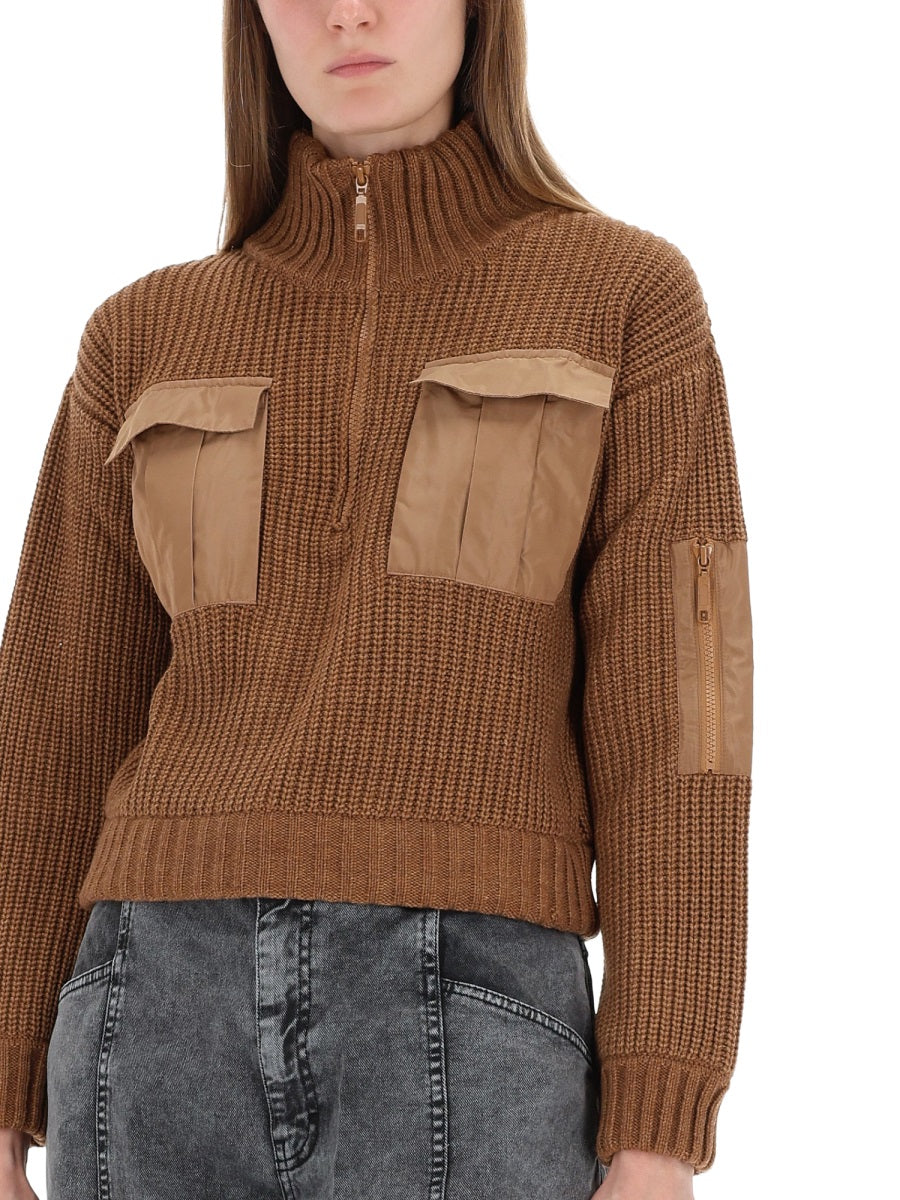 Clyde Sweater Brown Merino Wool Jumpers