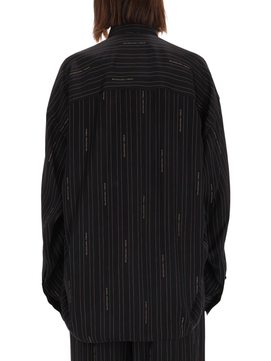 Shirt Cocoon Black Viscose